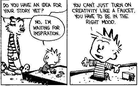 Calvin and Hobbes on Writing